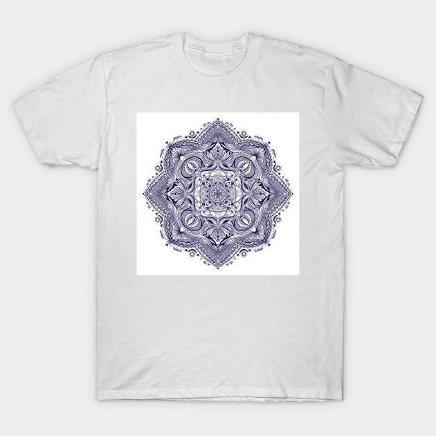 Mandala 07 (Light Edition) T-Shirt by PHAZED